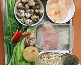 Hình bước làm 1 của món Eat clean - D18: Hủ tiếu gà (361cal)