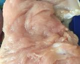 Foto del paso 1 de la receta: Pollo relleno al horno/fácil y casero