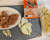 明太子雞肉義大利麵的食譜步驟1照片