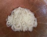 A picture of step 4 of Curry udon - another Japanese classic.