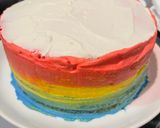 Une image de l'étape 16 de Rainbow cake 🌈 (avec crème anglaise).