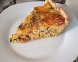A picture of step 5 of Spinach Quiche.