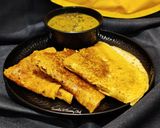 A picture of step 4 of Tomato chutney dosa.