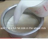 A picture of step 5 of Ghehu ki kheer.