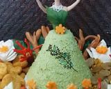 Foto langkah ke 10 dari resep 🌳🌳Tumpeng Mini Ijo.