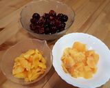 Foto del paso 3 de la receta Tartaleta de cerezas + nísperos y ciruelas!!!