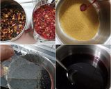 Foto del paso 2 de la receta Milhoja dulce de pan rústico con arroz con leche, frutas confitadas y sirope de frutos rojos