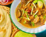 A picture of step 7 of Mutton Khara Masala.