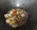 Foto langkah ke 4 dari resep Oseng bunga pepaya tahu teri.