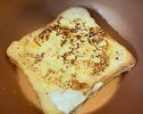 Hình bước làm 3 của món French Toast Bơ Đậu Phộng