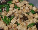 Foto langkah ke 4 dari resep Tumis Tempe Cabe Ijo.