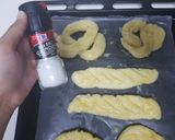 A picture of step 12 of Pretzels,Bagels and almond Buns with 1 dough.
