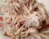 A picture of step 2 of Fried Calamari.