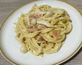 Foto langkah ke 7 dari resep Spaghetti Creamy Mushroom.