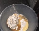 A picture of step 2 of Mathri.