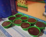 Foto langkah ke 2 dari resep Puding chocolatos gren tea bunga mawar🌹.
