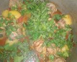 A picture of step 5 of Chicken biryani.