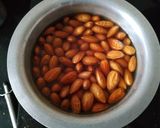 A picture of step 1 of Badam laddu.