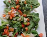 Foto del paso 8 de la receta: Ensalada de edamame con vieiras y mayonesa picante de su coral