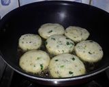 A picture of step 3 of Sweet Potato and Banana tikki.