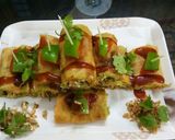A picture of step 4 of Veggies besan shots.