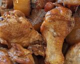 Foto langkah ke 6 dari resep Braised Chicken Drumstick with Daikon.