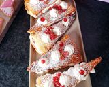 Une image de l'étape 5 de Feuilletés triangles gourmands chantilly framboises 😋#janvier.
