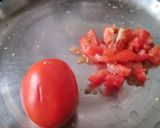 A picture of step 2 of Chicken with tomato.