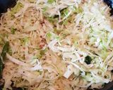 A picture of step 3 of Cabbage Poriyal.