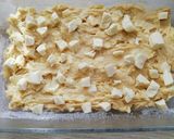 Une image de l'étape 6 de Blondie au pépites de chocolat blanc 🤤.