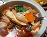 รูปขั้นตอนการทำที่ 10 ของ ต้มยำไข่ตุ๋น #เย็นนี้ผอมแน่