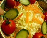 A picture of step 2 of Easy Fresh Vegetable Salad with Mayo Cheese Sauce.