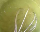 Sponge cake with pandan coconut pastry cream (Fuji mountain sponge cake) recipe step 8 photo
