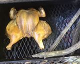 A picture of step 5 of California Farm Barbecue Smoked Chicken.
