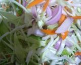 A picture of step 6 of Veg chowmean indian Chinese style.