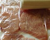 A picture of step 1 of Addictive Onion Sauce Pork Tenderloin Steak.