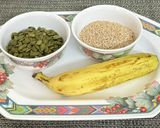 A picture of step 1 of Iron-Rich Seeds Cookies.