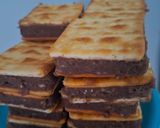 Foto langkah ke 8 dari resep Gabin Fla Coklat Susu Keju.