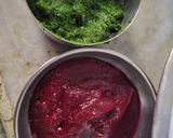 A picture of step 3 of Holi Special Natural Coloured Mini Buns.