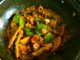 আমন্ড করলা (almond karola recipe in Bengali)