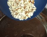A picture of step 4 of Chocolate almond Barfi.