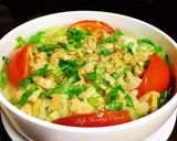 Hình bước làm 3 của món Canh Bắp Cải Nấu Tôm Khô