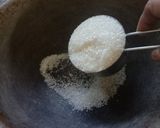 பிஸ்தா பாதாம் பர்ஃபி.(pista badam burfi recipe in tamil) ரெசிபி ஸ்டேப் 2 புகைப்படம்