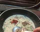 A picture of step 7 of White sauce pasta.