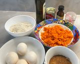 Foto langkah ke 1 dari resep ❤️ Carrot Cake SEHAT (no Terigu, tinggi Antioksidan, aman untuk Jantung).