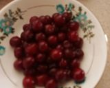 عکس مرحله 1 از دستور یخ چای آلبالو