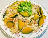 Fried Rice Vermicelli with Pumpkin 南瓜炒米粉的食譜步驟5照片