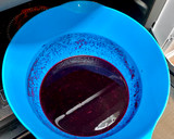 A picture of step 14 of Baked Cheesecake & Blueberry Wine Sauce.