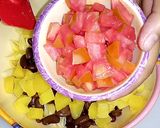 A picture of step 2 of Italian Red Bean Pasta Salad.