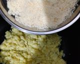 A picture of step 3 of Coconut mawa fudge - Coconut mawa cake.